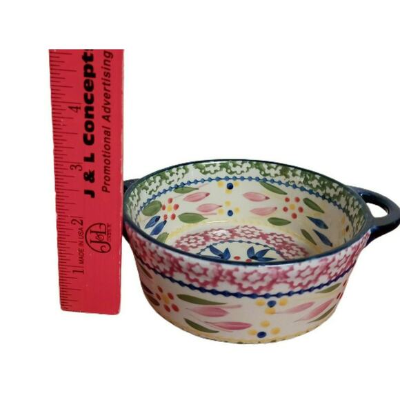 Temptations Old World Confetti Mini Casserole Baking Dish with Wire Rack 9 oz - Picture 9 of 10